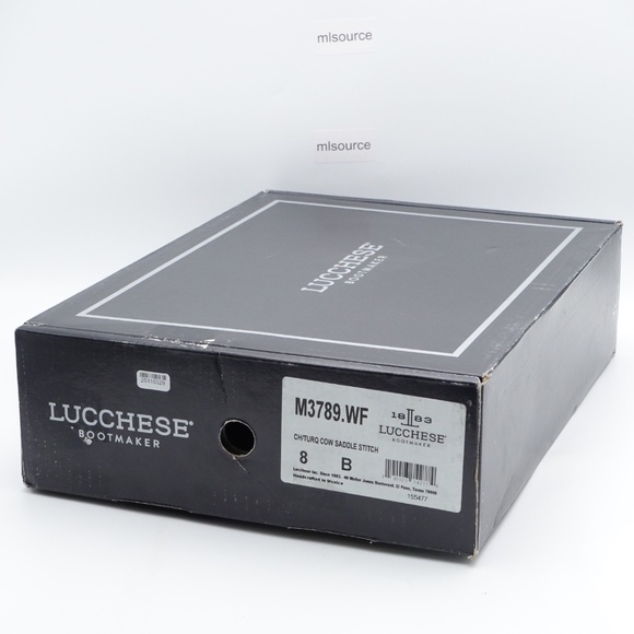 NEW Size 8.5 Women's Lucchese Cow Saddle Stitch Leather Western Boot M3789 - Picture 11 of 11